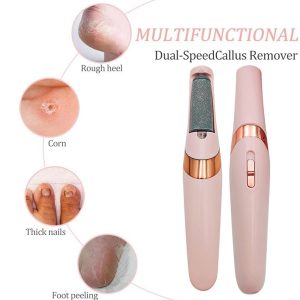 QUIQSHIPP Rechargeable Callus Remover | Electric Pedicure Tool for Smooth Feet