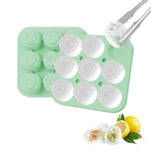 3D Rose Ice Cube Molds